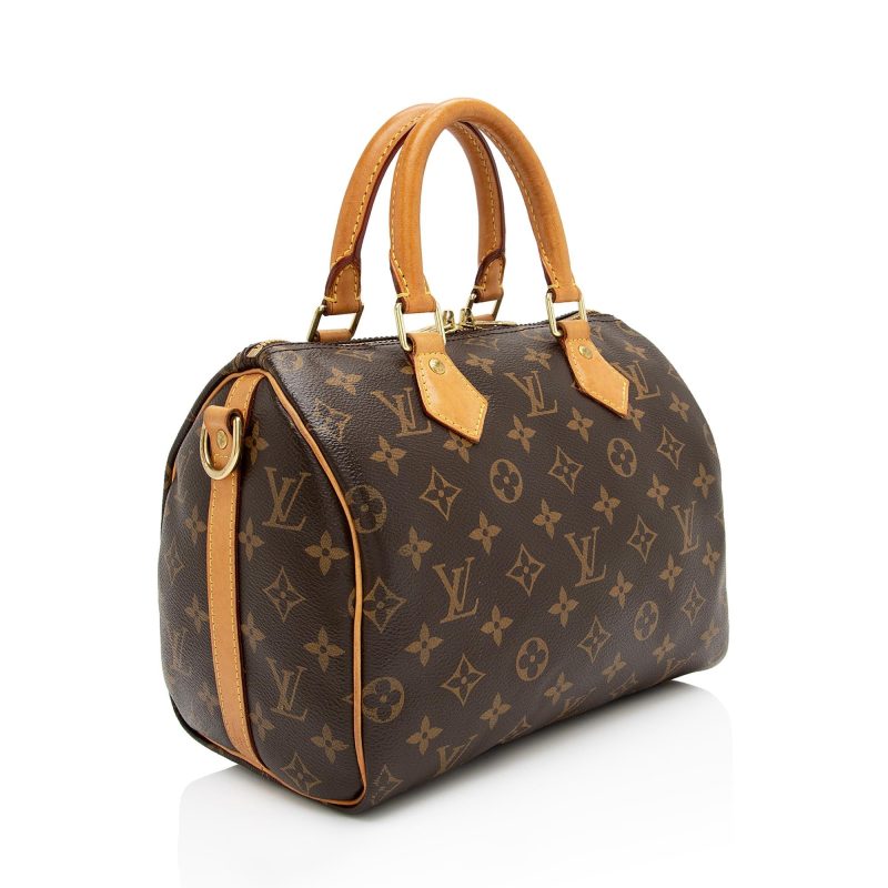 Louis Vuitton Monogram Canvas Speedy Bandouliere 25 Satchel (SHF-KnOiw7)