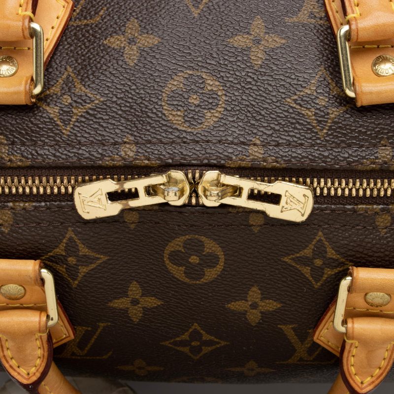Louis Vuitton Monogram Canvas Speedy Bandouliere 30 Satchel (SHF-1ROIvf) - Image 17