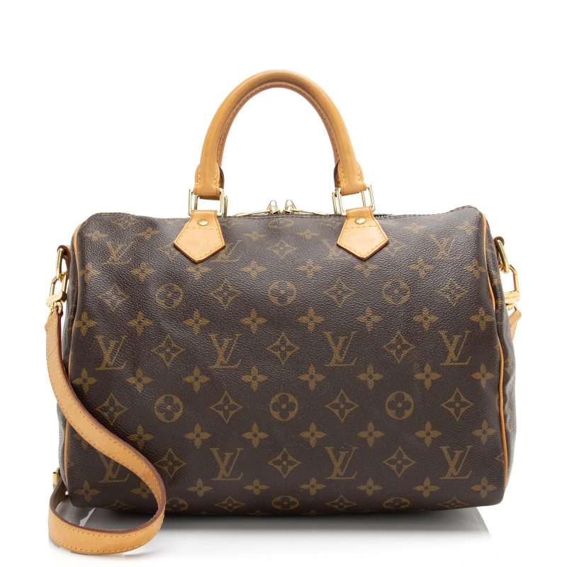 Louis Vuitton Monogram Canvas Speedy Bandouliere 30 Satchel (SHF-1ROIvf) - Image 20
