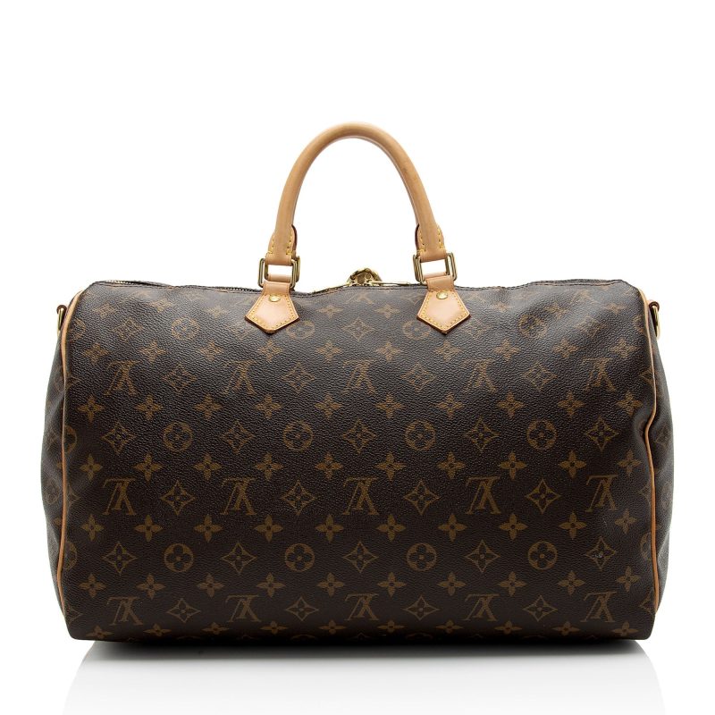 Louis Vuitton Monogram Canvas Speedy Bandouliere 40 Satchel (SHF-sorosO) - Image 2