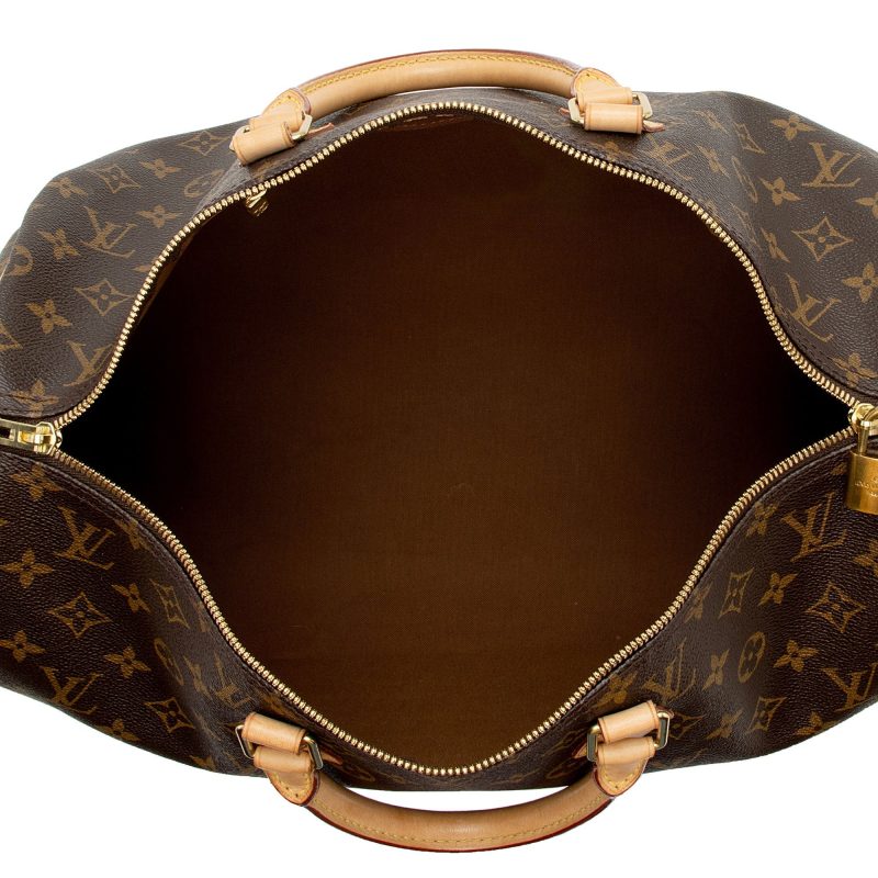 Louis Vuitton Monogram Canvas Speedy Bandouliere 40 Satchel (SHF-sorosO) - Image 6