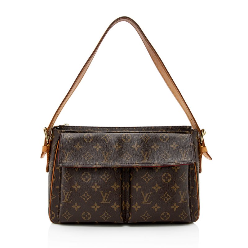 Louis Vuitton Monogram Canvas Viva Cite GM Shoulder Bag (SHF-20552) - Image 16