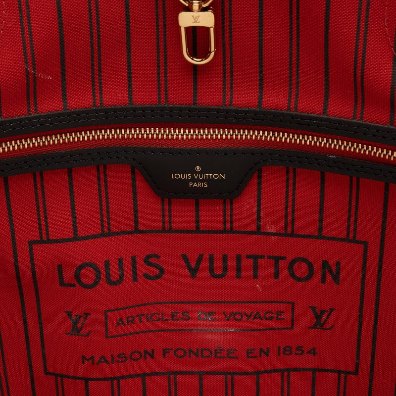 Louis Vuitton Monogram Canvas World Tour Neverfull MM Tote (SHF-23292) - Image 7