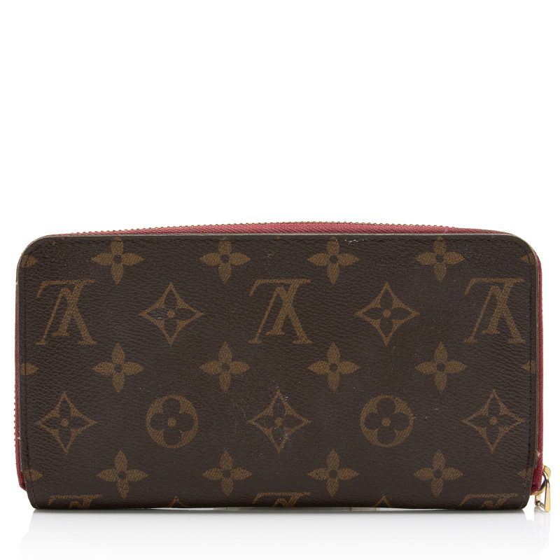 Louis Vuitton Monogram Canvas Zippy Wallet (SHF-23696) - Image 2