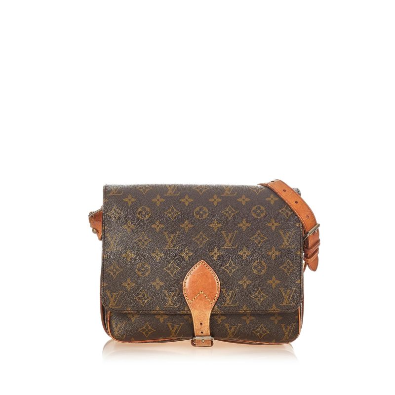 Louis Vuitton Monogram Cartouchiere GM (SHG-32550) - Image 7