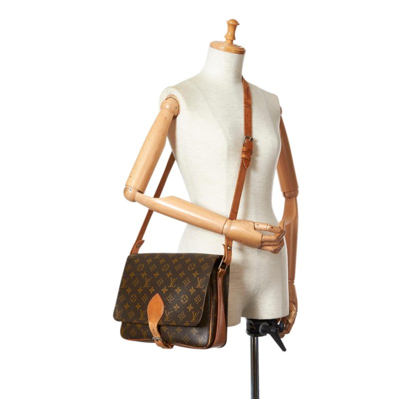 Louis Vuitton Monogram Cartouchiere GM (SHG-32550) - Image 4