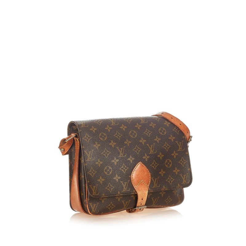 Louis Vuitton Monogram Cartouchiere GM (SHG-32550)