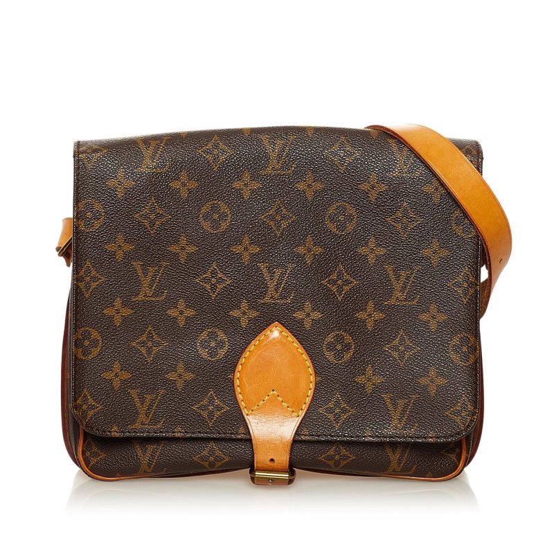 Louis Vuitton Monogram Cartouchiere GM (SHG-35127) - Image 12