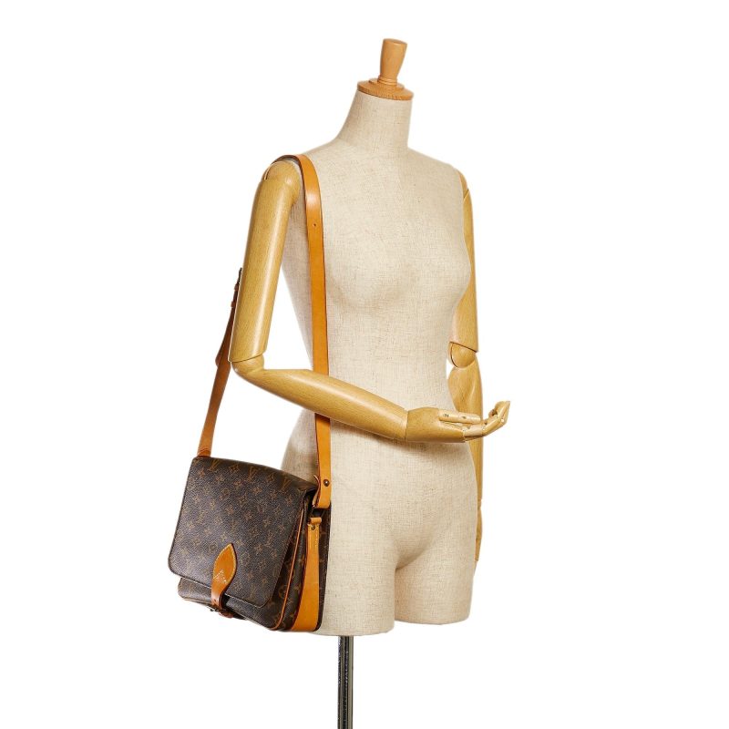 Louis Vuitton Monogram Cartouchiere GM (SHG-35127) - Image 4