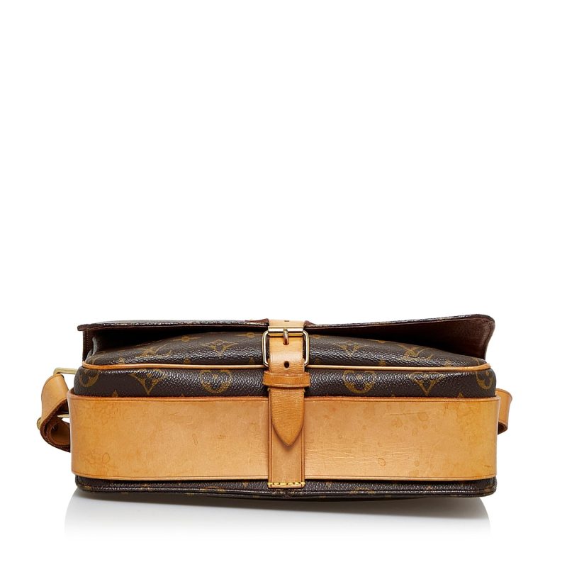 Louis Vuitton Monogram Cartouchiere GM (SHG-388Qdb) - Image 3