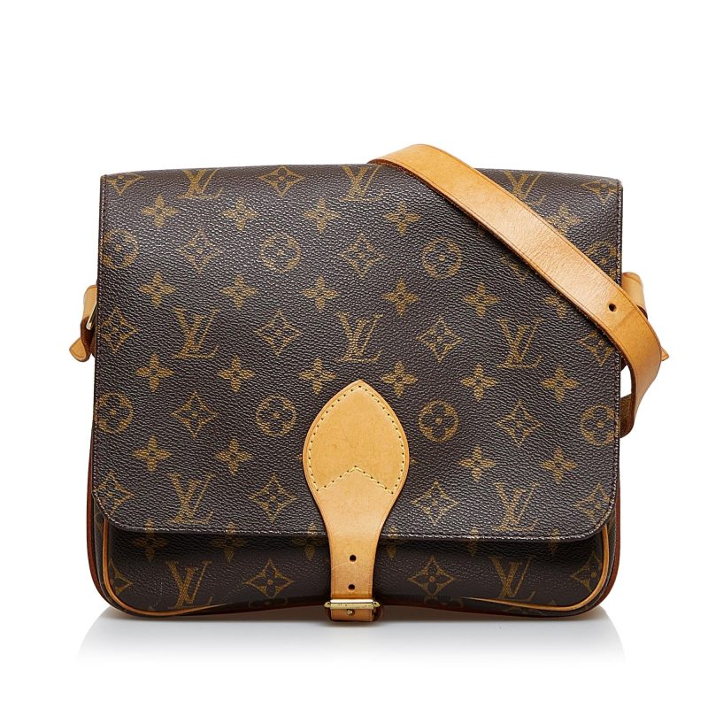 Louis Vuitton Monogram Cartouchiere GM (SHG-388Qdb) - Image 11