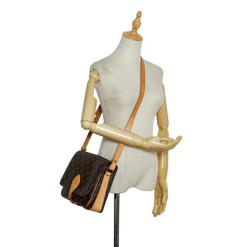 Louis Vuitton Monogram Cartouchiere GM (SHG-388Qdb) - Image 4