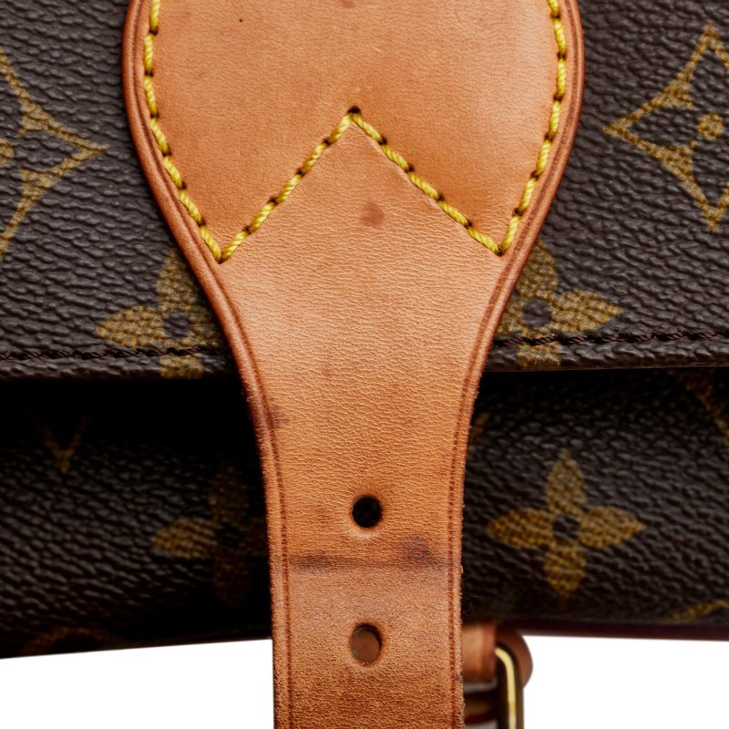 Louis Vuitton Monogram Cartouchiere MM (SHG-d3ccwh) - Image 8