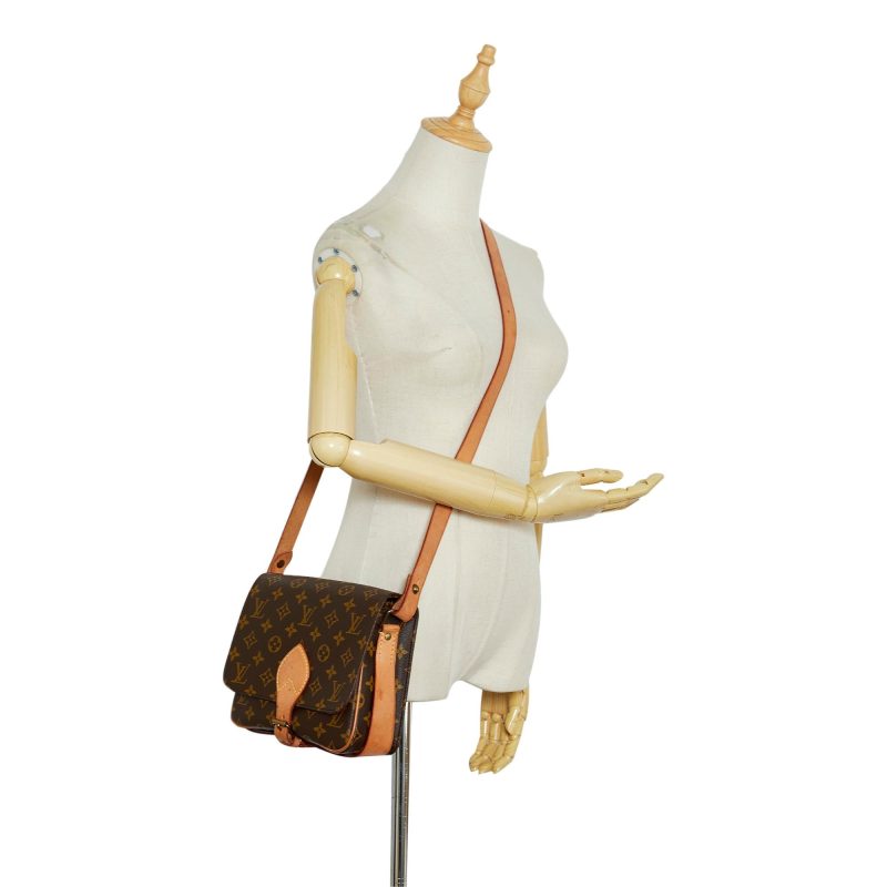 Louis Vuitton Monogram Cartouchiere MM (SHG-d3ccwh) - Image 4