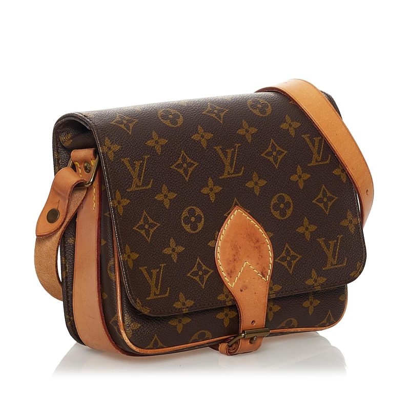 Louis Vuitton Monogram Cartouchiere PM (SHG-32396)