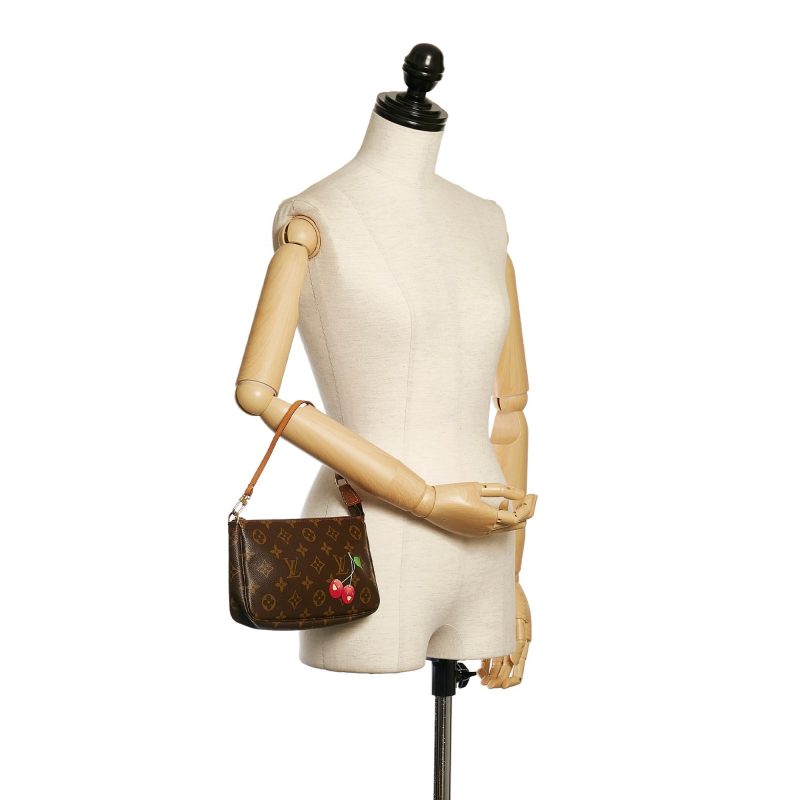 Louis Vuitton Monogram Cerises Pochette Accessoires Takashi Murakami (SHG-34204) - Image 4