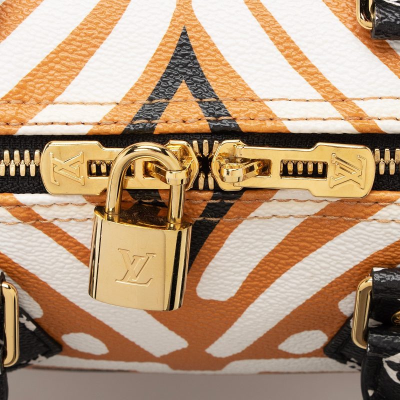 Louis Vuitton Monogram Crafty Speedy Bandouliere 25 Satchel - FINAL SALE (SHF-22627) - Image 8