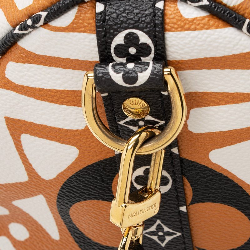 Louis Vuitton Monogram Crafty Speedy Bandouliere 25 Satchel - FINAL SALE (SHF-22627) - Image 11