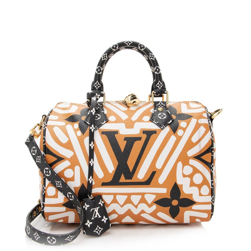 Louis Vuitton Monogram Crafty Speedy Bandouliere 25 Satchel - FINAL SALE (SHF-22627) - Image 15
