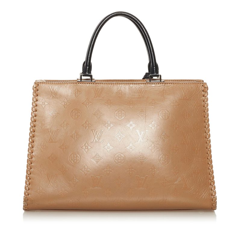Louis Vuitton Monogram Cuir Plume Very Zipped (SHG-nsmw9l) - Image 2