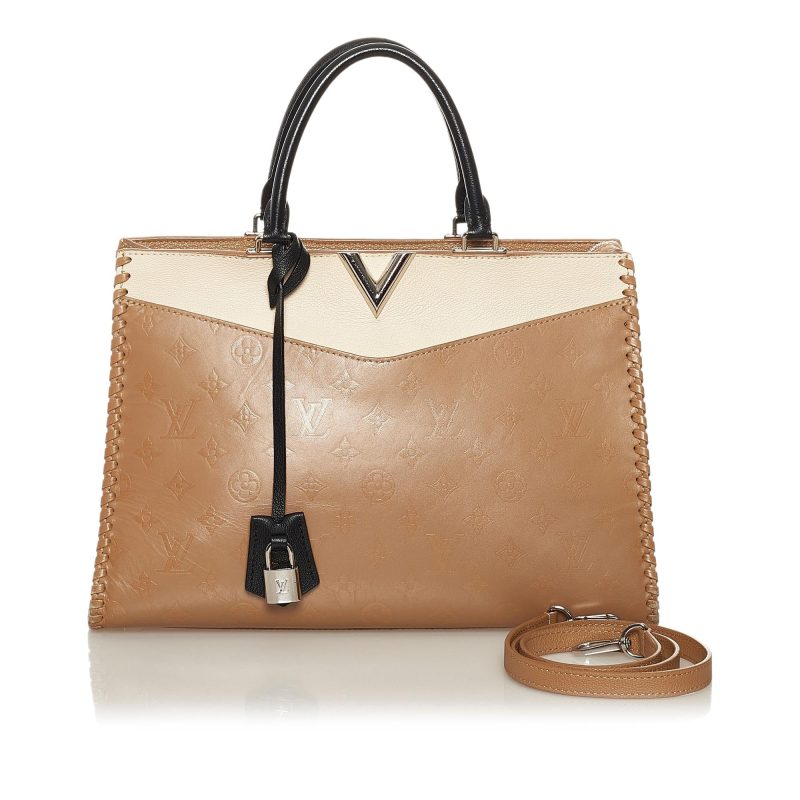 Louis Vuitton Monogram Cuir Plume Very Zipped (SHG-nsmw9l) - Image 4