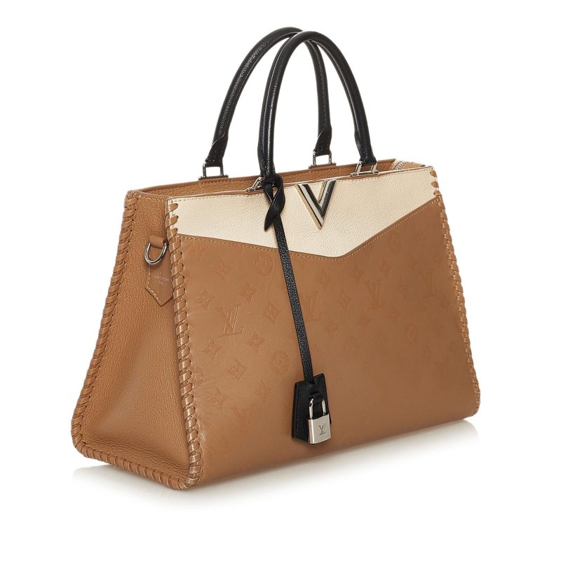 Louis Vuitton Monogram Cuir Plume Very Zipped (SHG-nsmw9l)