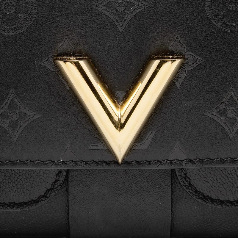 Louis Vuitton Monogram Cuir Very Chain Bag (SHF-22976) - Image 9