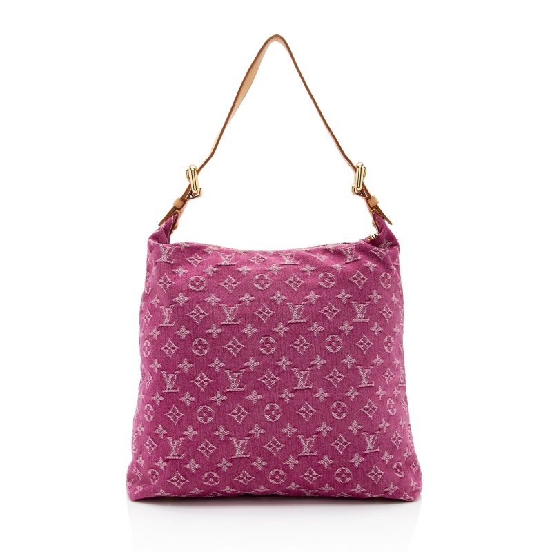 Louis Vuitton Monogram Denim Baggy GM Shoulder Bag (SHF-7nAZFi) - Image 2