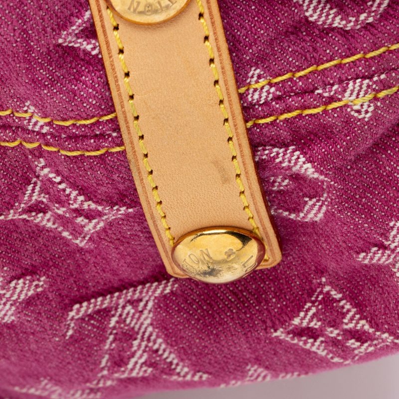 Louis Vuitton Monogram Denim Baggy GM Shoulder Bag (SHF-7nAZFi) - Image 10