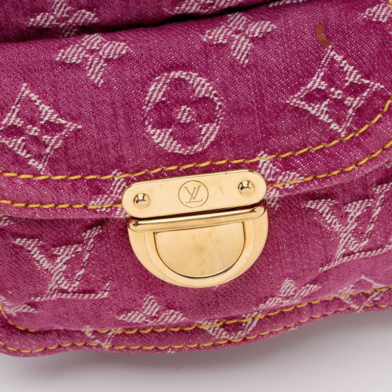 Louis Vuitton Monogram Denim Baggy GM Shoulder Bag (SHF-7nAZFi) - Image 14