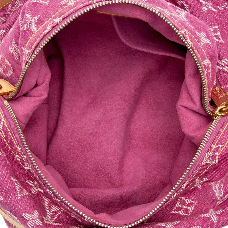 Louis Vuitton Monogram Denim Baggy GM Shoulder Bag (SHF-7nAZFi) - Image 6
