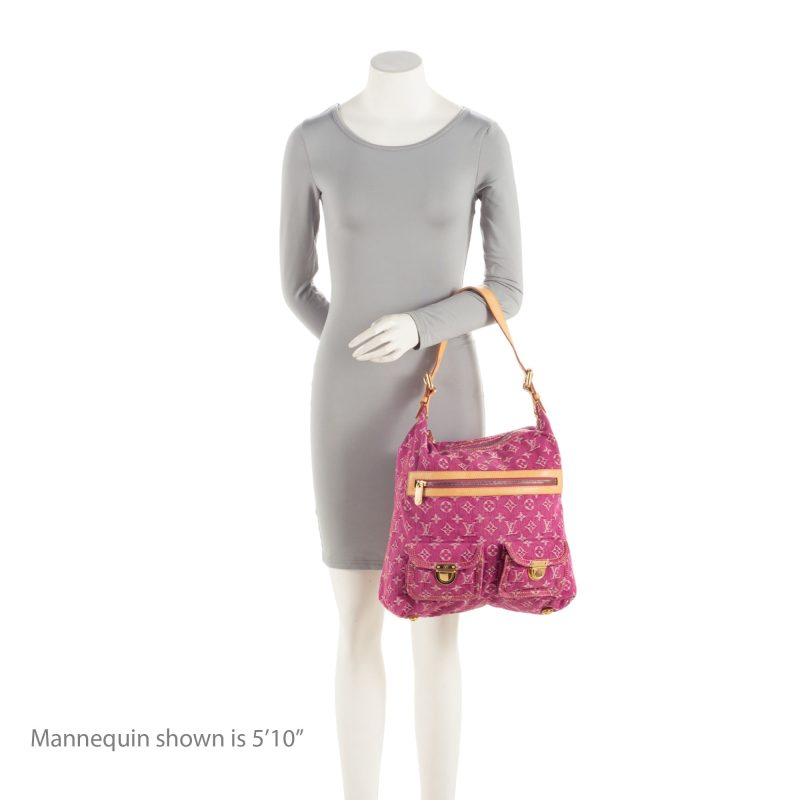 Louis Vuitton Monogram Denim Baggy GM Shoulder Bag (SHF-7nAZFi) - Image 4