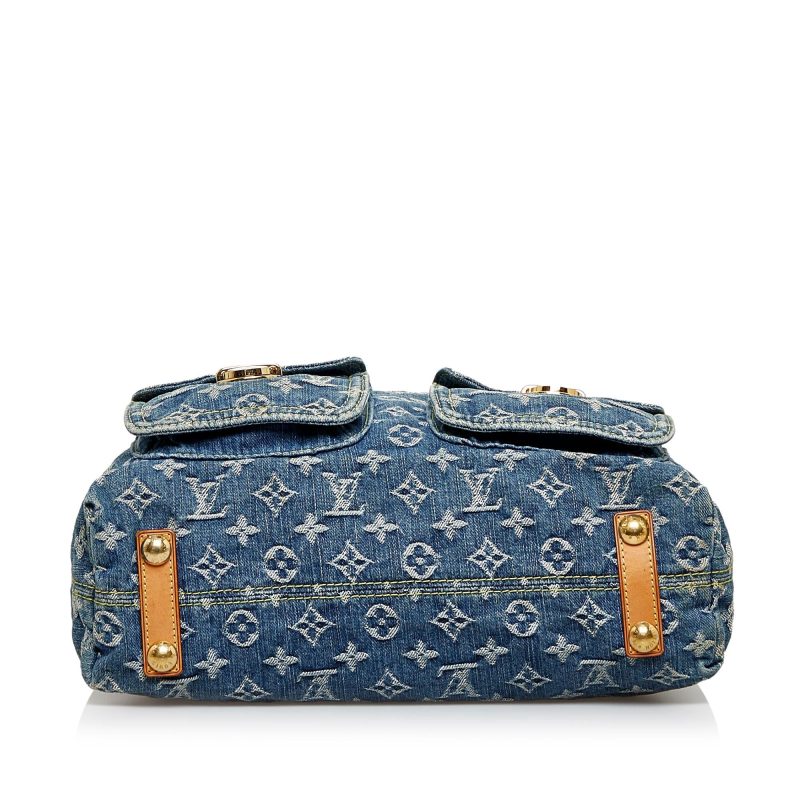Louis Vuitton Monogram Denim Baggy GM (SHG-d9dmwb) - Image 3