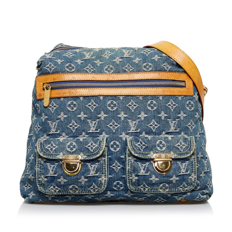 Louis Vuitton Monogram Denim Baggy GM (SHG-d9dmwb) - Image 13