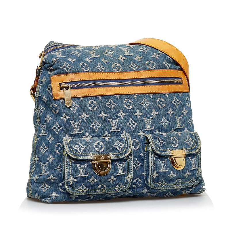 Louis Vuitton Monogram Denim Baggy GM (SHG-d9dmwb)