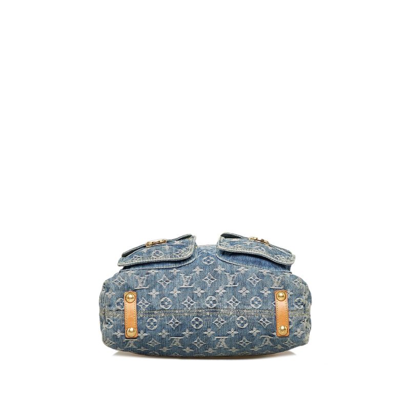 Louis Vuitton Monogram Denim Baggy GM (SHG-NB2Dv8) - Image 3
