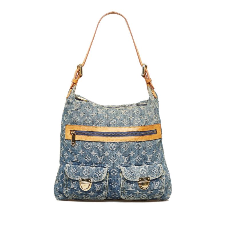 Louis Vuitton Monogram Denim Baggy GM (SHG-NB2Dv8) - Image 13