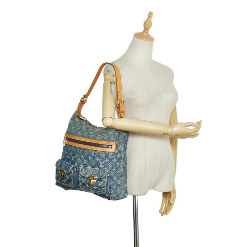 Louis Vuitton Monogram Denim Baggy GM (SHG-NB2Dv8) - Image 4