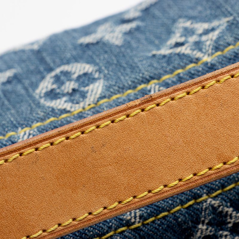 Louis Vuitton Monogram Denim Baggy PM Shoulder Bag (SHF-21936) - Image 13
