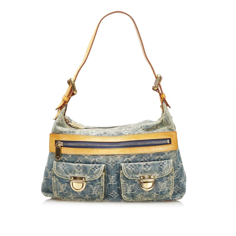 Louis Vuitton Monogram Denim Baggy PM (SHG-35571) - Image 10