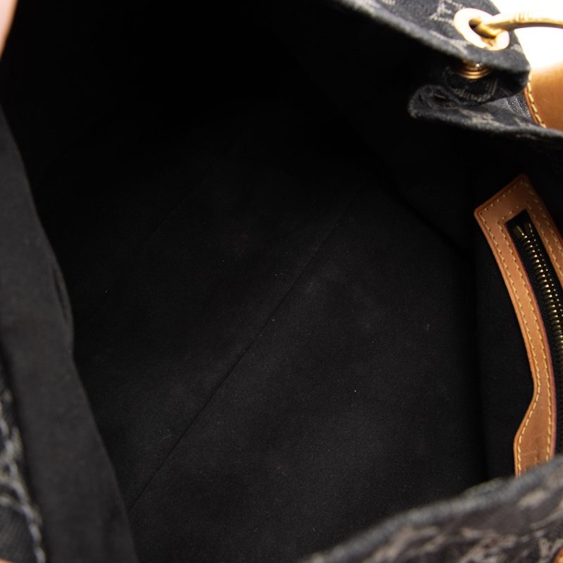 Louis Vuitton Monogram Denim Daily PM Hobo (SHF-6YXLAz) - Image 16