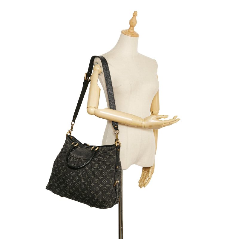 Louis Vuitton Monogram Denim Neo Cabby MM (SHG-Wzstmq) - Image 4