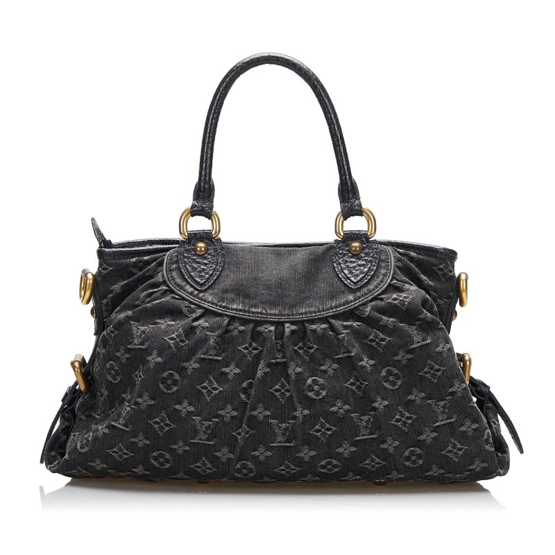 Louis Vuitton Monogram Denim Neo Cabby MM (SHG-jCUw4G) - Image 2