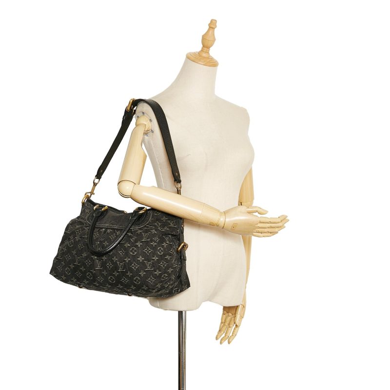 Louis Vuitton Monogram Denim Neo Cabby MM (SHG-jCUw4G) - Image 9