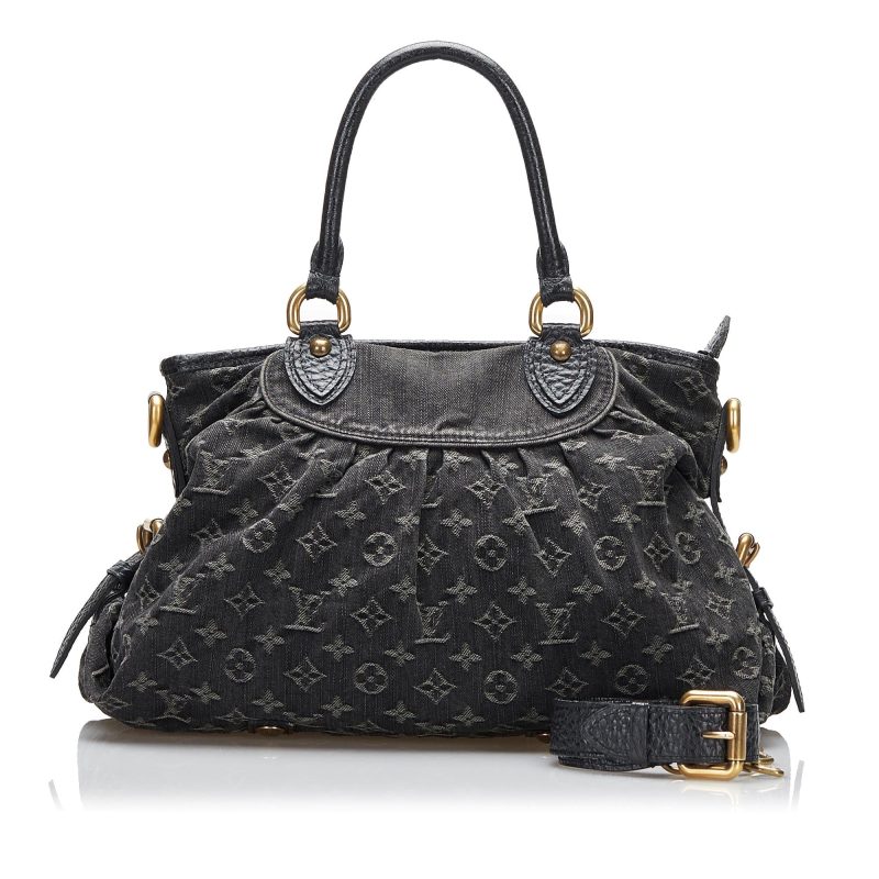 Louis Vuitton Monogram Denim Neo Cabby MM (SHG-jCUw4G) - Image 4