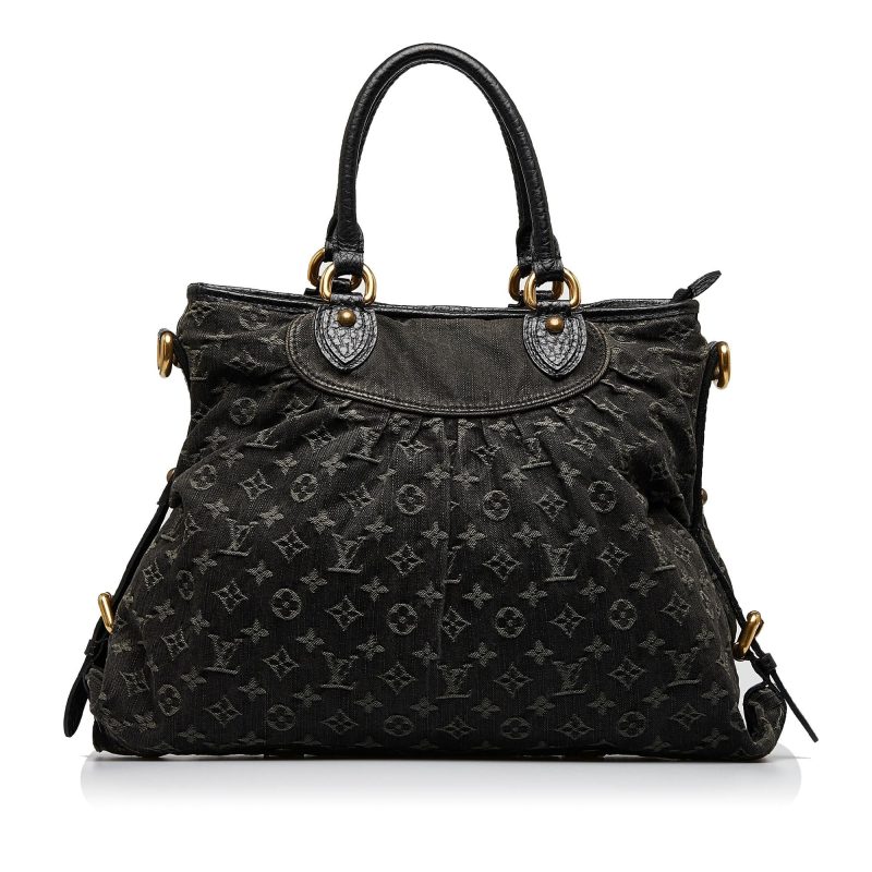 Louis Vuitton Monogram Denim Neo Cabby MM (SHG-qtzpGF) - Image 12