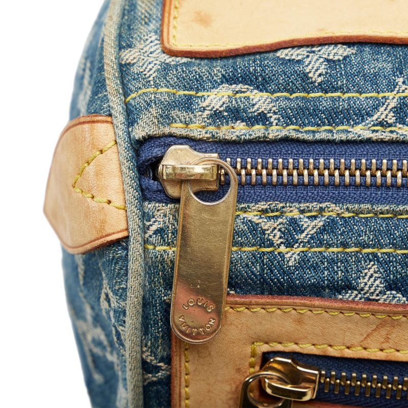 Louis Vuitton Monogram Denim Neo Speedy 30 (SHG-IwEjkZ) - Image 8