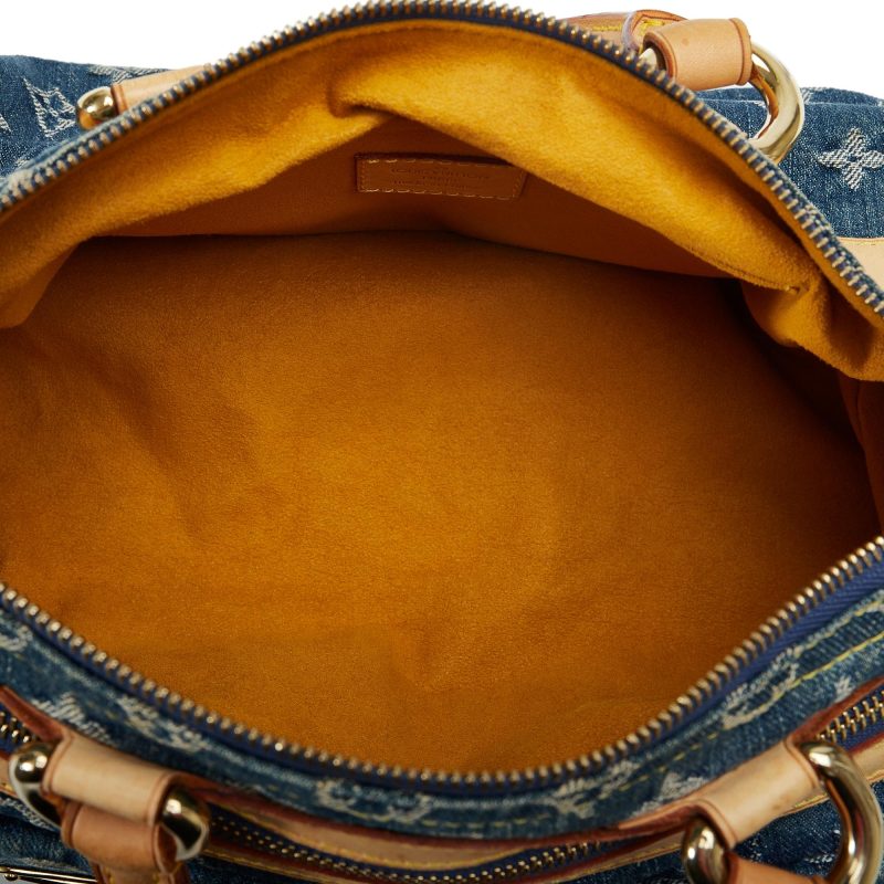 Louis Vuitton Monogram Denim Neo Speedy 30 (SHG-IwEjkZ) - Image 5