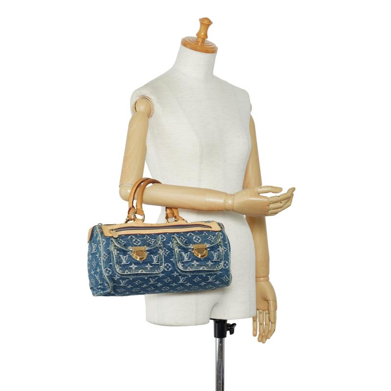 Louis Vuitton Monogram Denim Neo Speedy 30 (SHG-IwEjkZ) - Image 4