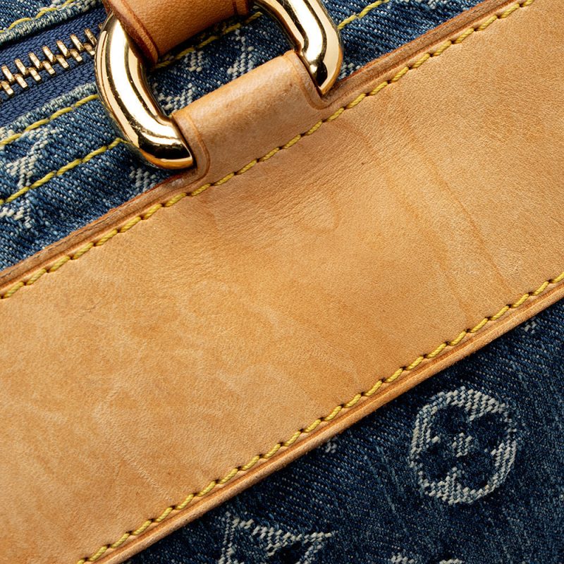 Louis Vuitton Monogram Denim Neo Speedy Satchel - FINAL SALE (SHF-20203) - Image 19